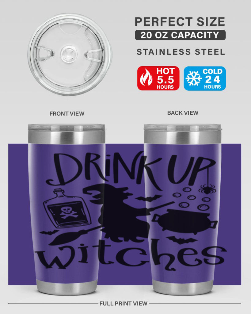 drink up witches 79#- halloween- Tumbler