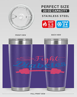 fight diabetes Style 38#- diabetes- Tumbler