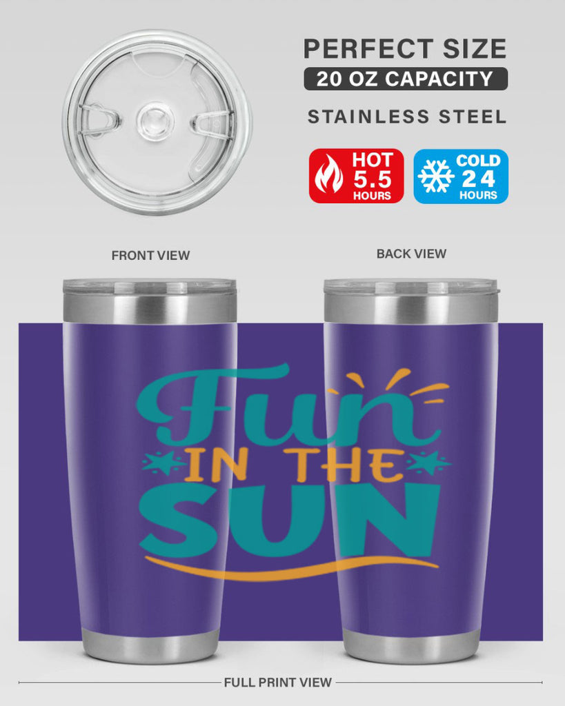 fun in the sun Style 103#- summer- Tumbler