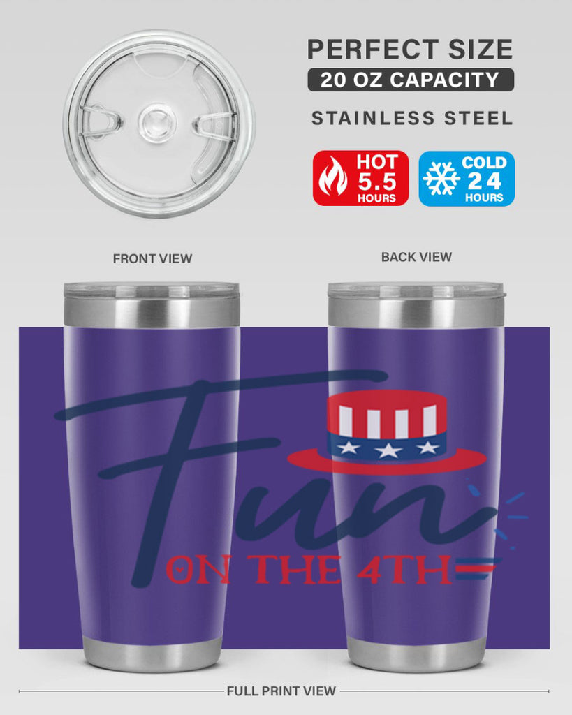 fun on the th Style 18#- Fourt Of July- Tumbler