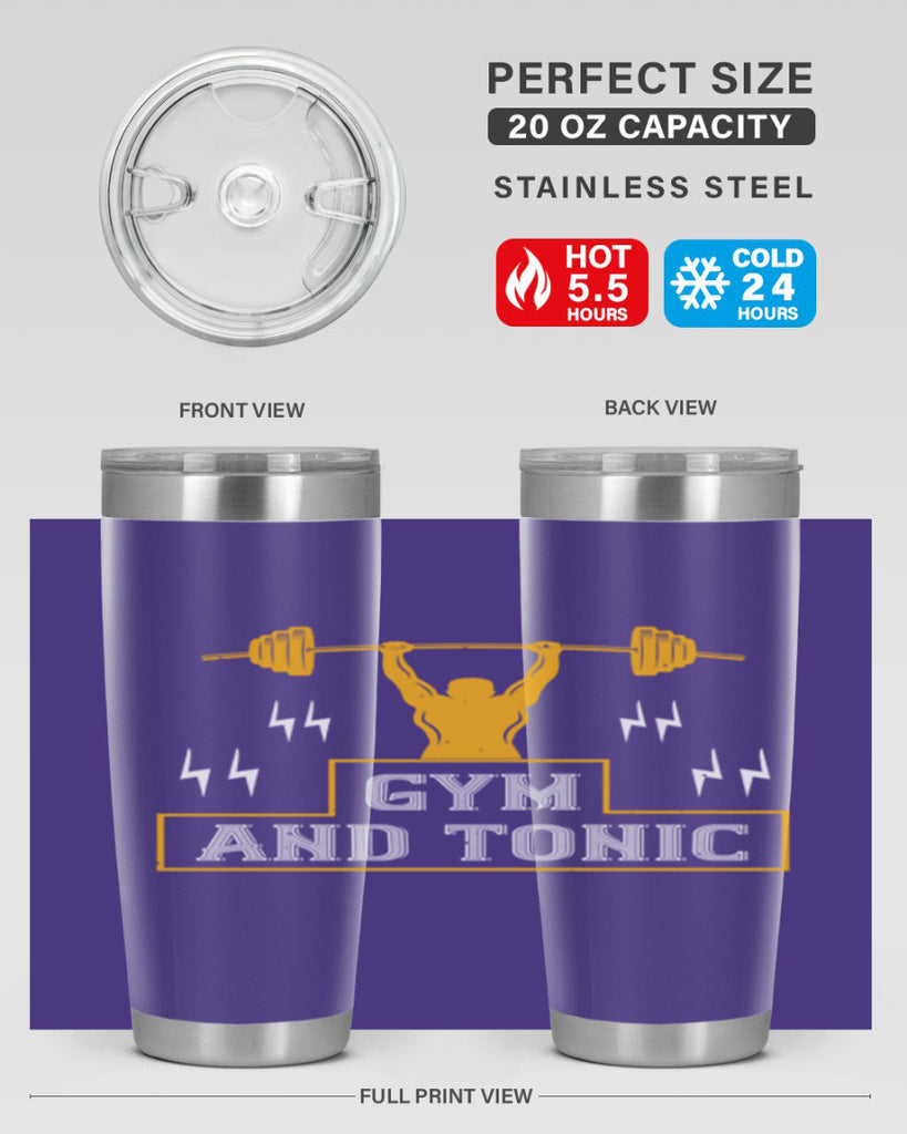 gym and tonic 100#- gym- Tumbler