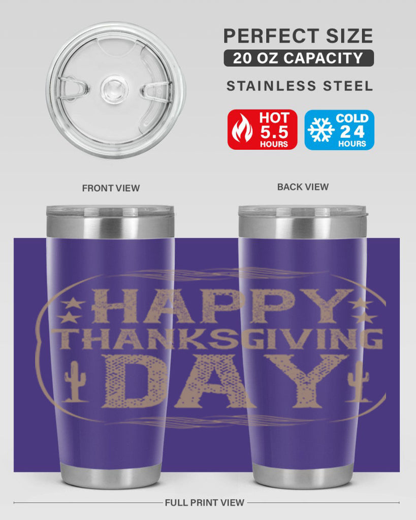 happy thanksgiving day 35#- thanksgiving- Tumbler