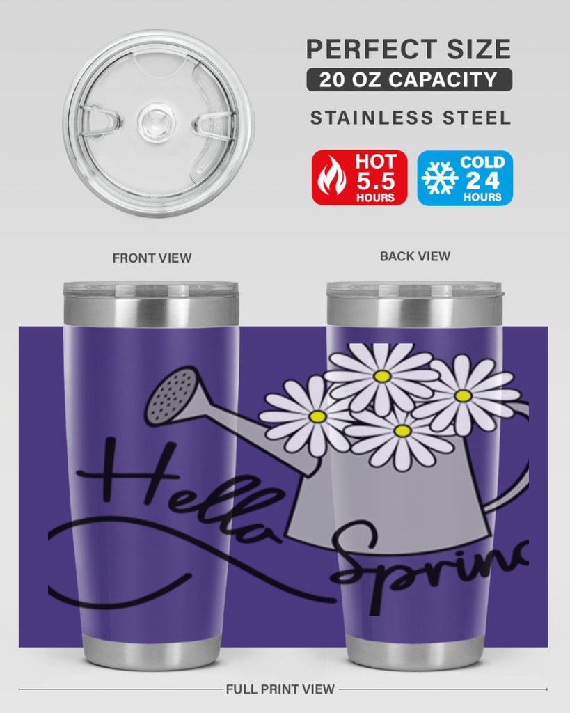 hello spring watering can208#- spring- Tumbler