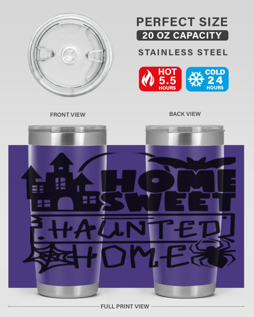 home sweet haunted home 57#- halloween- Tumbler