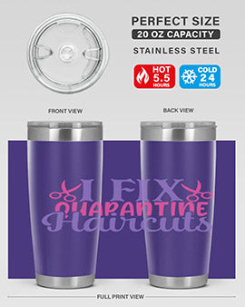 i fix quarantine haircuts Style 51#- corona virus- Tumbler