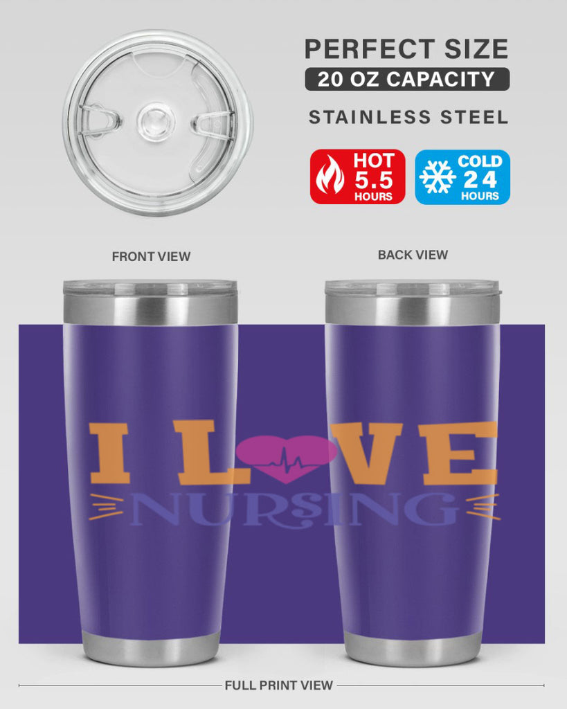 i love nursing Style Style 173#- nurse- tumbler