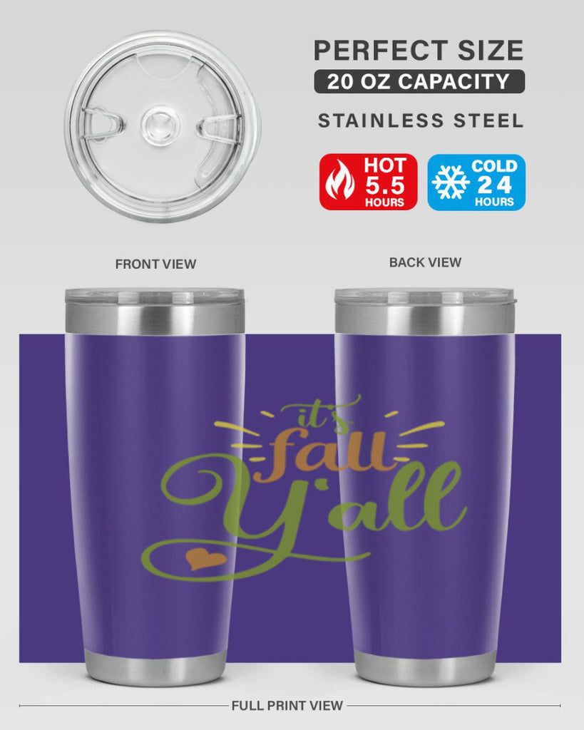 its fall yall 53#- thanksgiving- Tumbler
