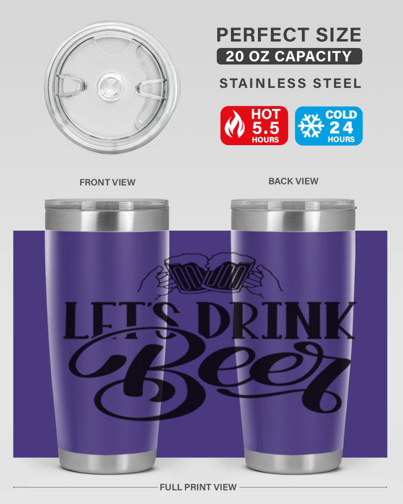 lets drink beer 29#- beer- Tumbler