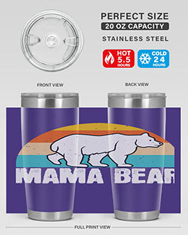 mama bear 24#- Bears- Tumbler