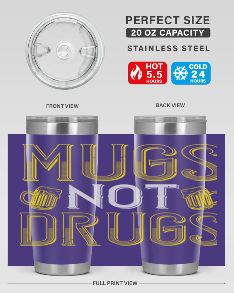 mugs not drugs Style 113#- St Patricks Day- Tumbler