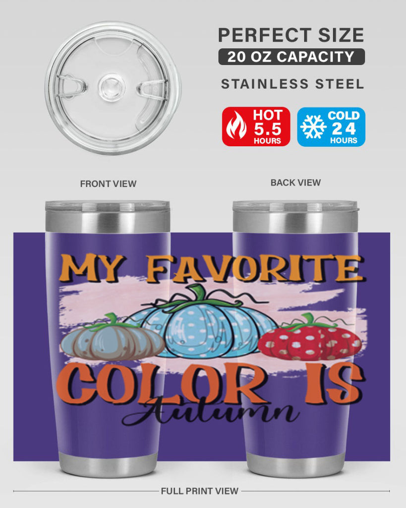 my favorite color is autumn 436#- fall- Tumbler