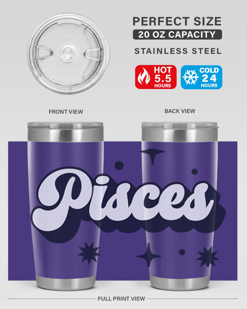 pisces 354#- zodiac- Tumbler