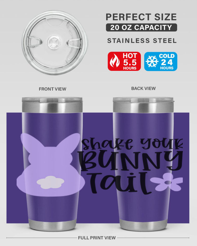 shake your bunny tail 12#- easter- Tumbler