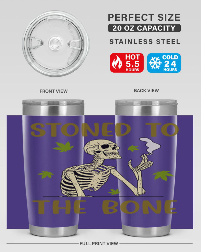 stones to the bone 264#- marijuana- Tumbler