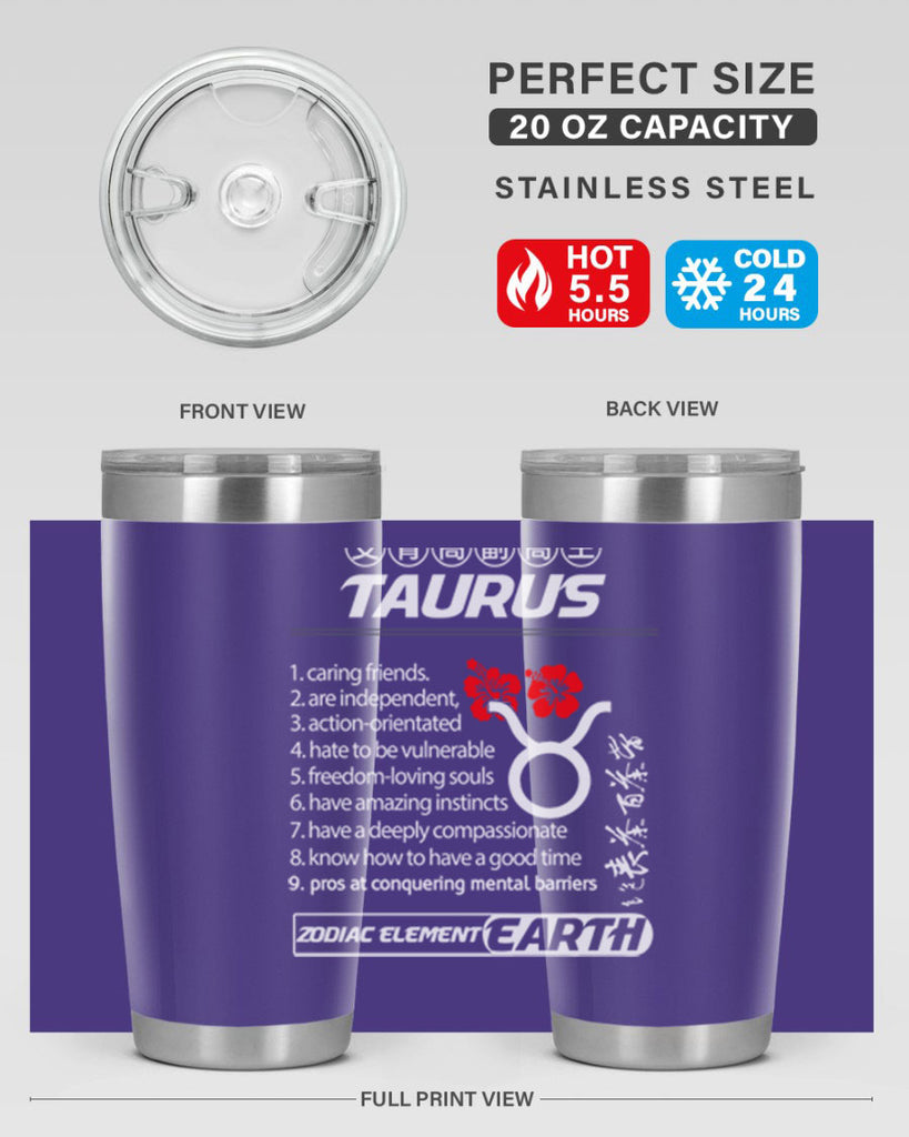 taurus 518#- zodiac- Tumbler