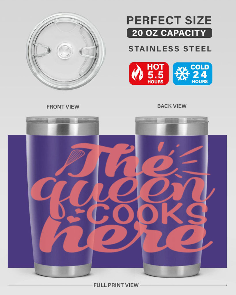 the queen cooks here 9#- kitchen- Tumbler