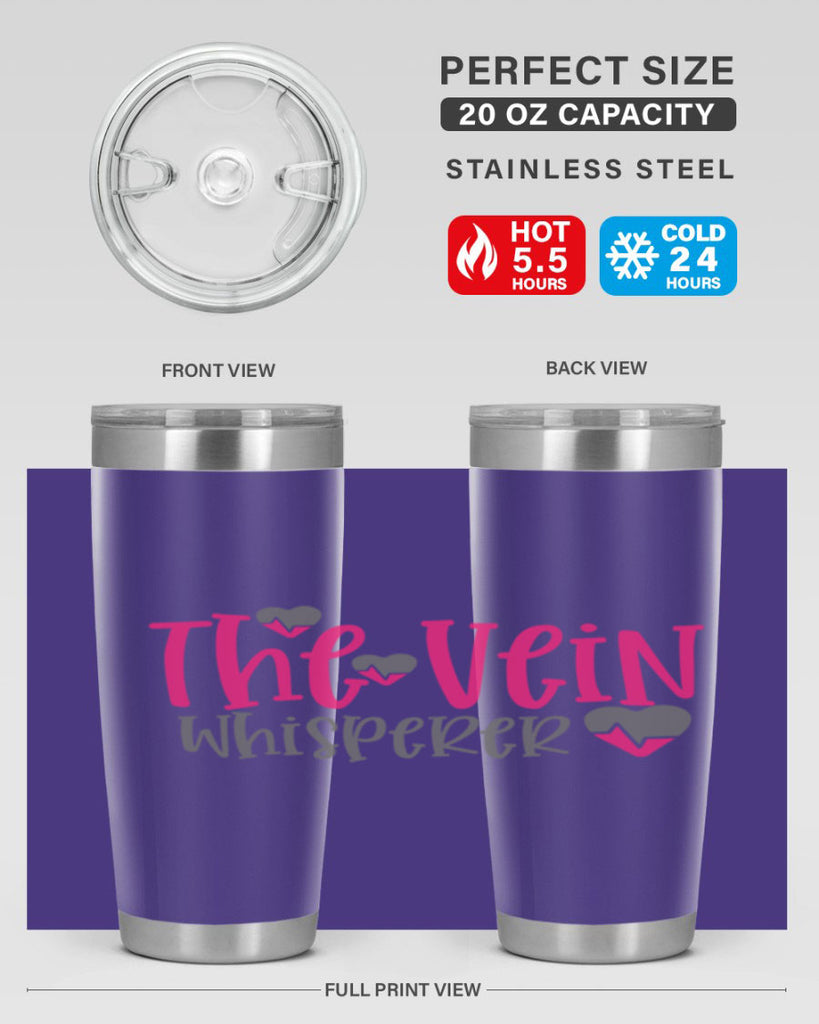 the vein whisperer Style Style 21#- nurse- tumbler