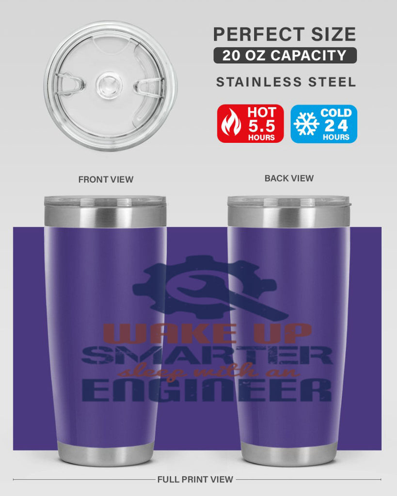 wake up smarter sleep with an engineer Style 31#- engineer- tumbler