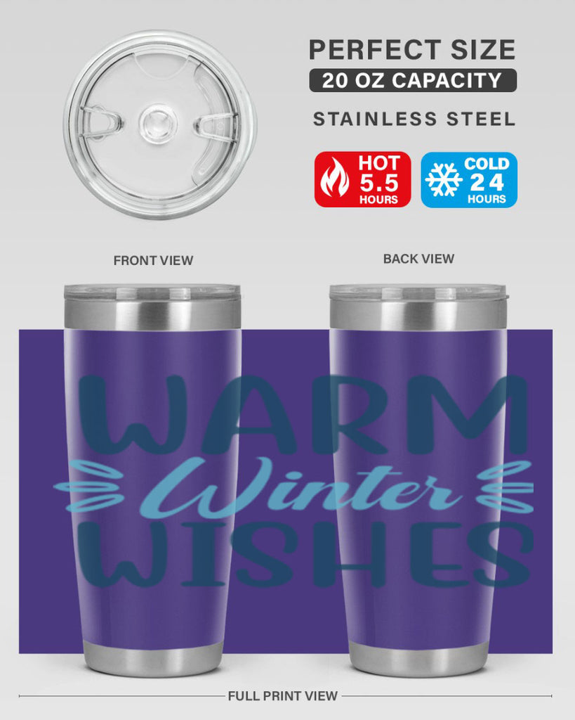 warm winter wishes 456#- winter- Tumbler