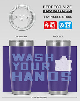 wash your hands Style 13#- corona virus- Tumbler