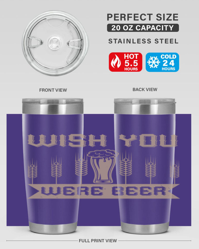 wish you were beerr 1#- beer- Tumbler