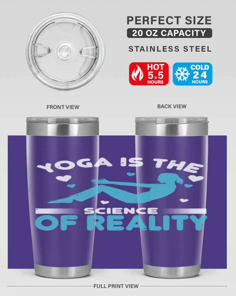 yoga is the science of reality 16#- yoga- Tumbler