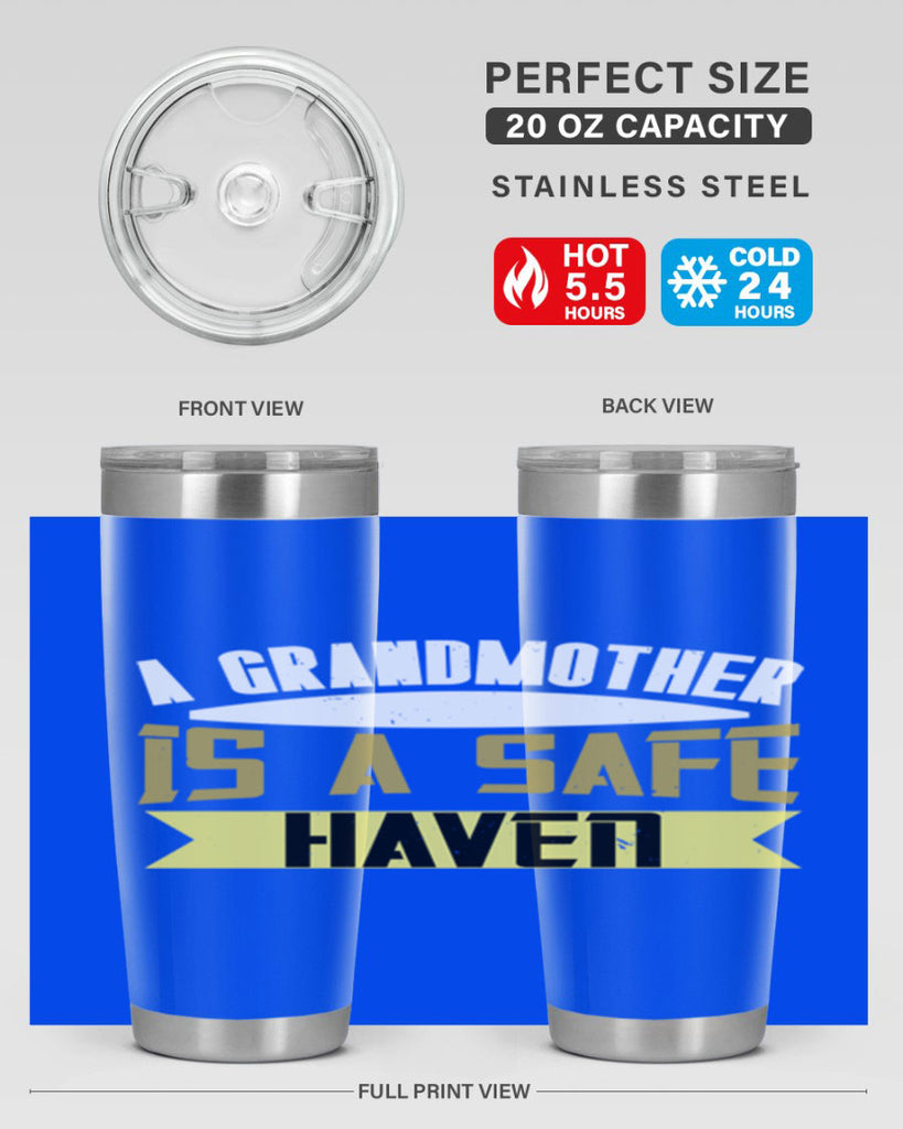 A Grandmother is a safe 41#- grandma - nana- Tumbler