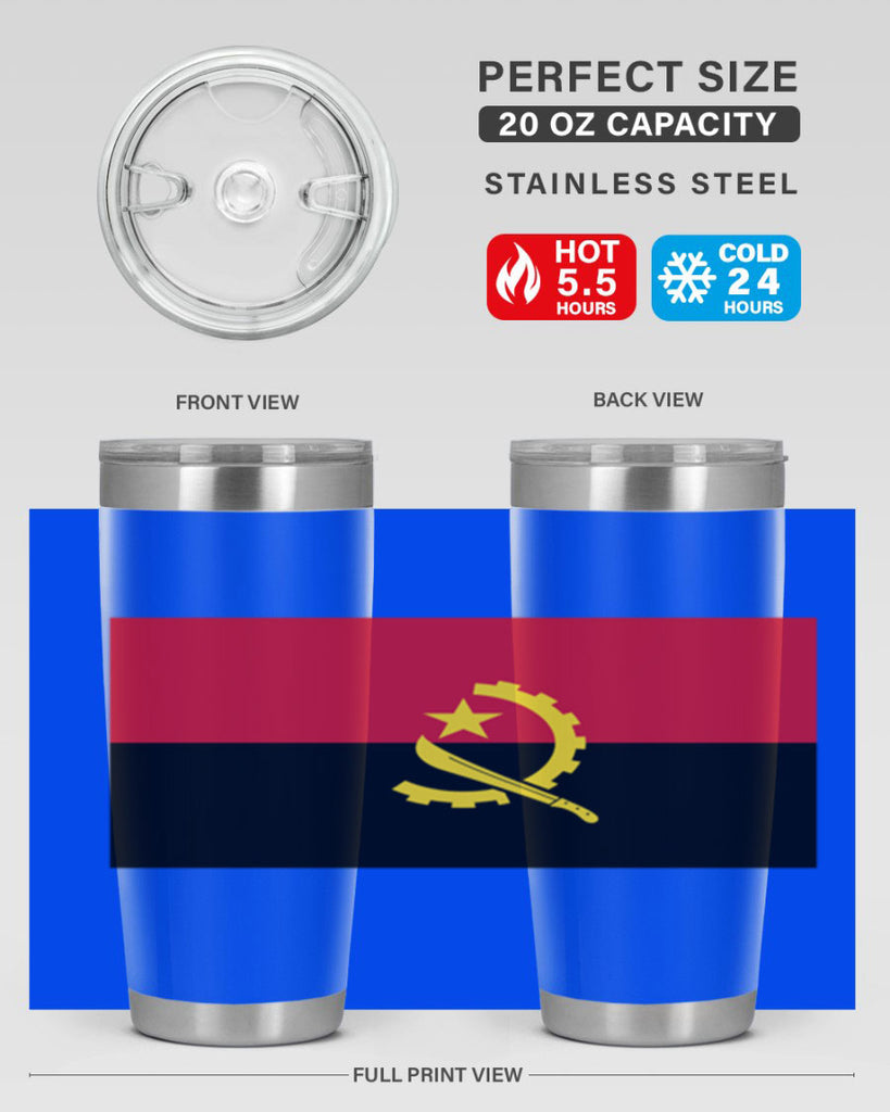 Angola 193#- world flags- Tumbler