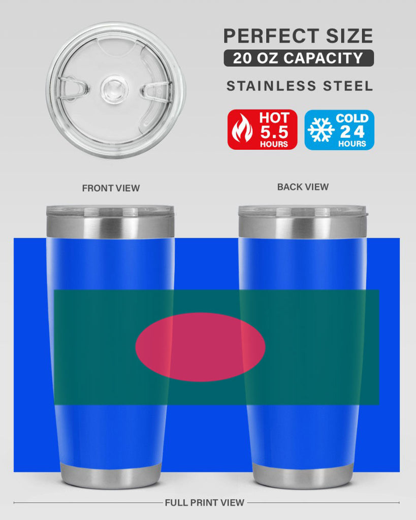 Bangladesh 184#- world flags- Tumbler