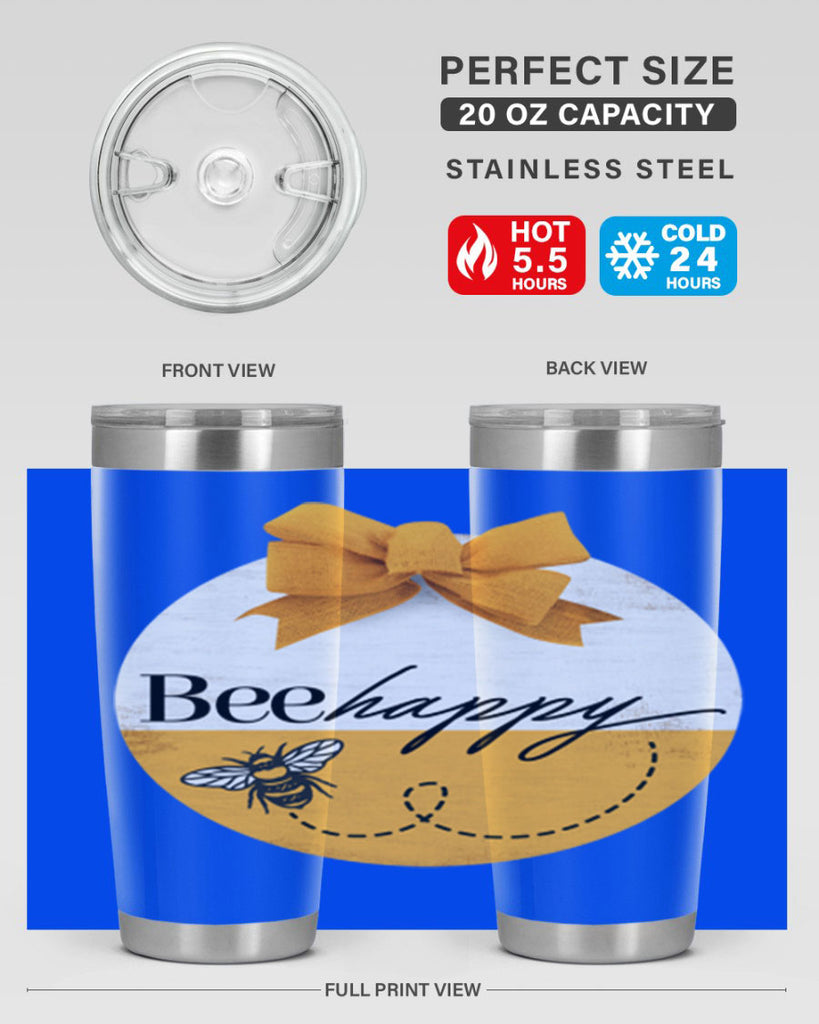 Bee Happy Mockup27#- spring- Tumbler