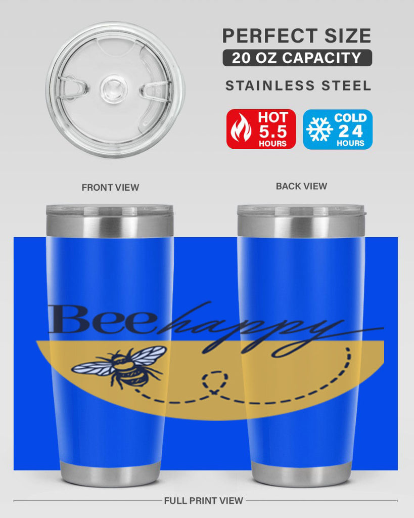 Bee Happy30#- spring- Tumbler