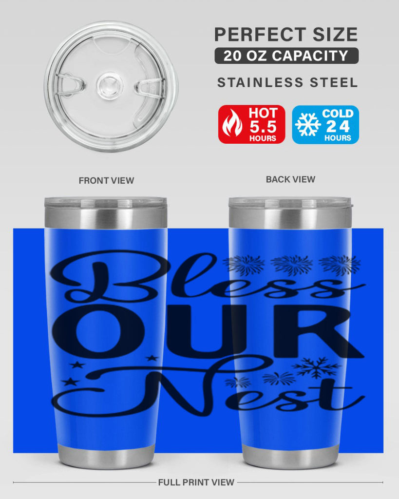 Bless Our Nest 51#- spring- Tumbler