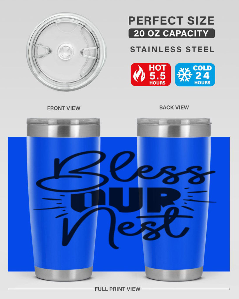 Bless Our Nest 52#- spring- Tumbler