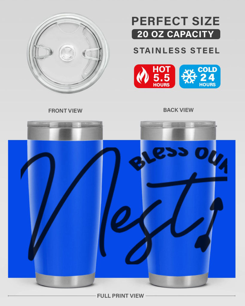 Bless Our Nest55#- spring- Tumbler