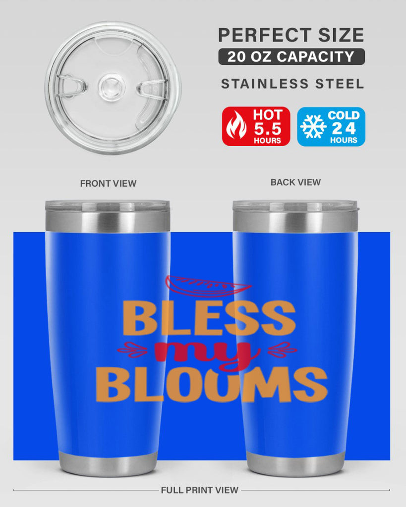 Bless my blooms 41#- spring- Tumbler