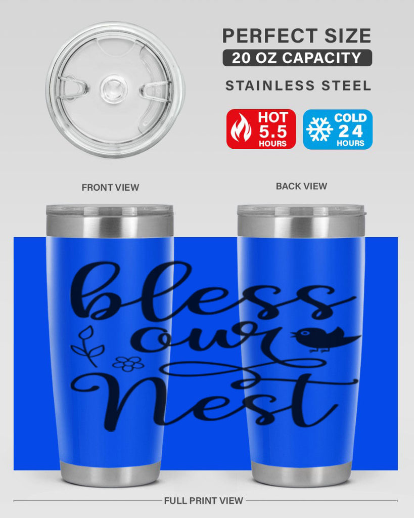 Bless our nest  68#- spring- Tumbler