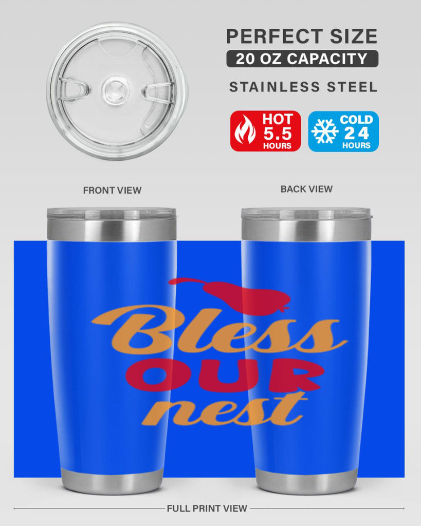 Bless our nest 53#- spring- Tumbler
