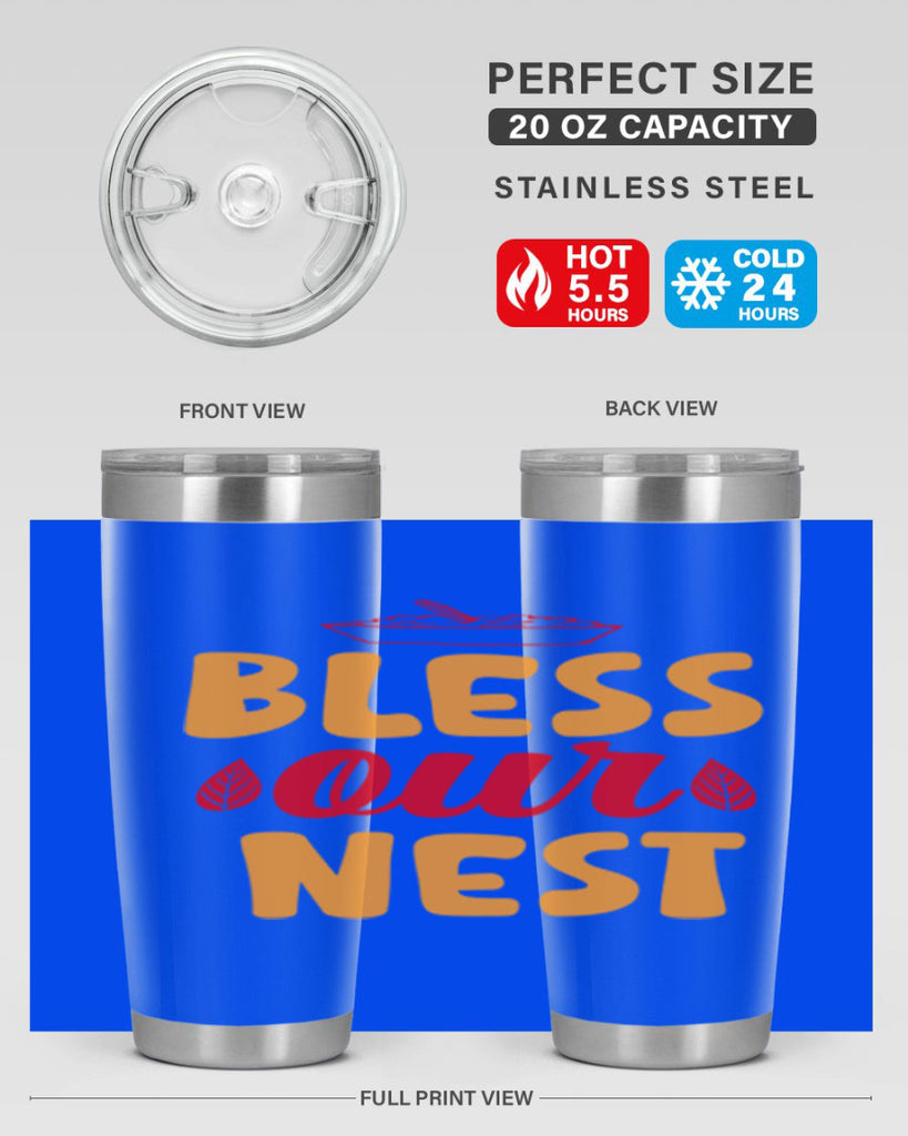 Bless our nest 54#- spring- Tumbler