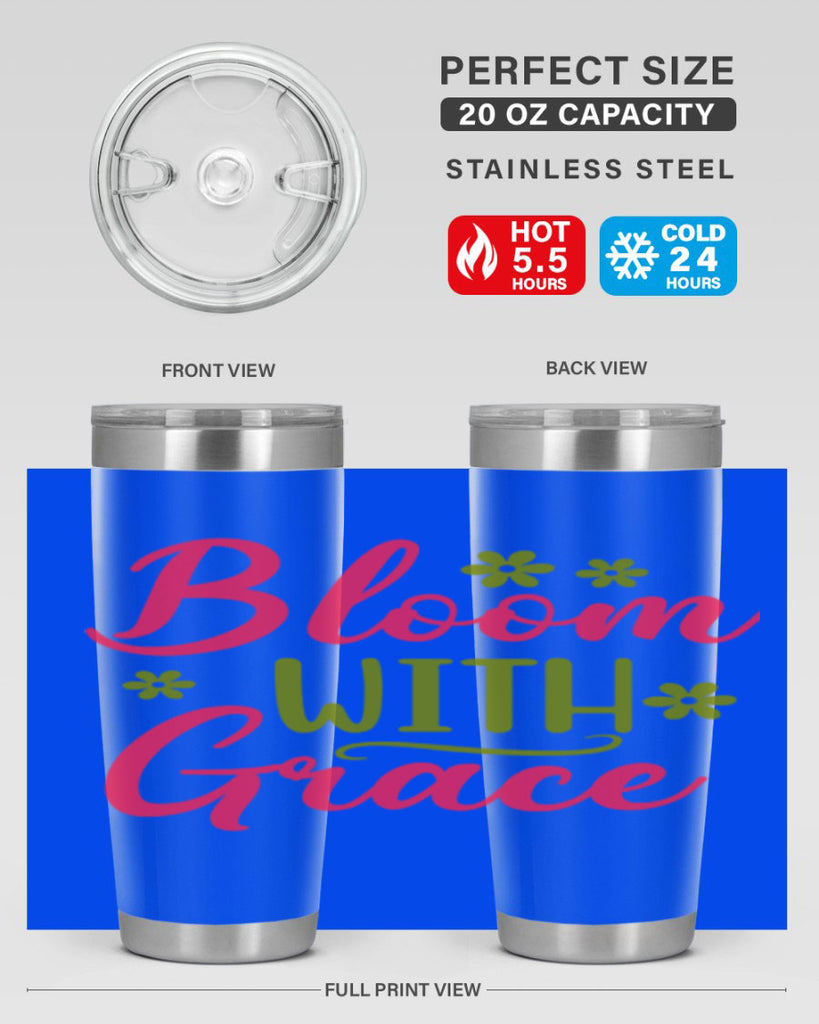Bloom With Grace 80#- spring- Tumbler