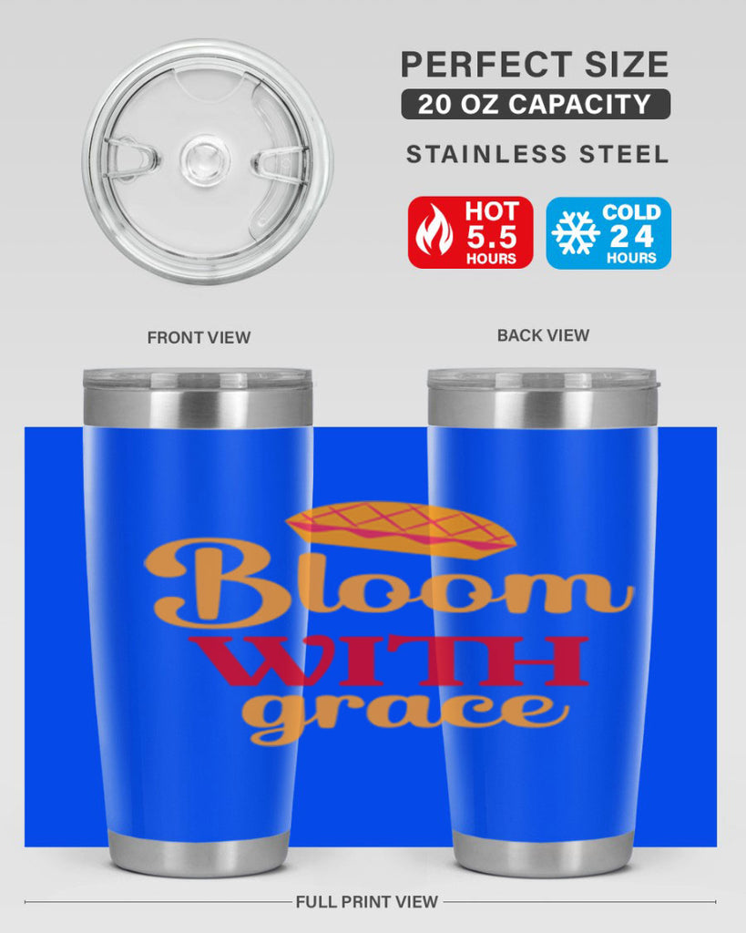 Bloom with grace 81#- spring- Tumbler