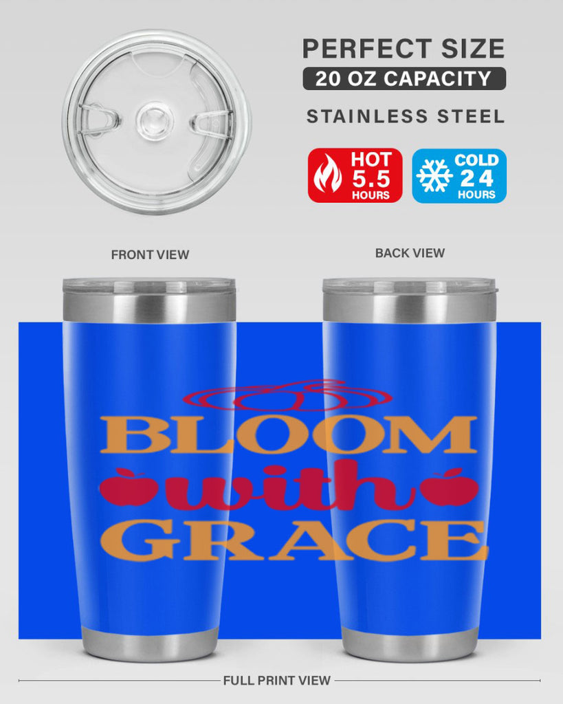 Bloom with grace 82#- spring- Tumbler