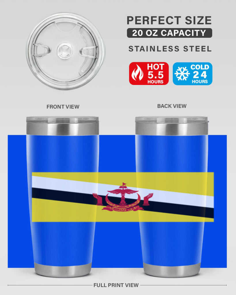 Brunei 173#- world flags- Tumbler