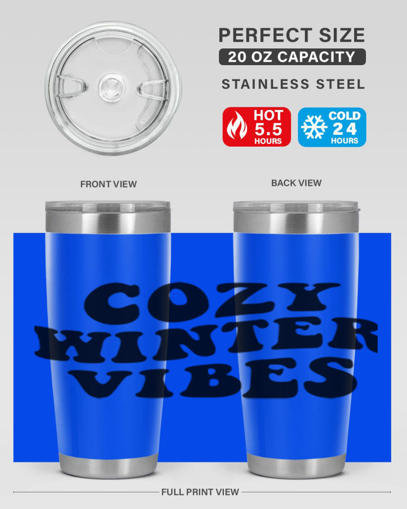 Cozy Winter Vibes 64#- winter- Tumbler