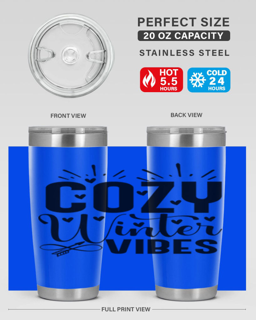 Cozy Winter Vibes 70#- winter- Tumbler