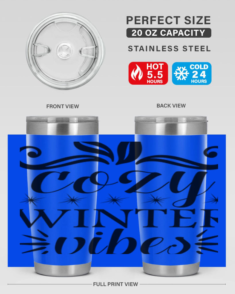 Cozy Winter Vibes 78#- winter- Tumbler