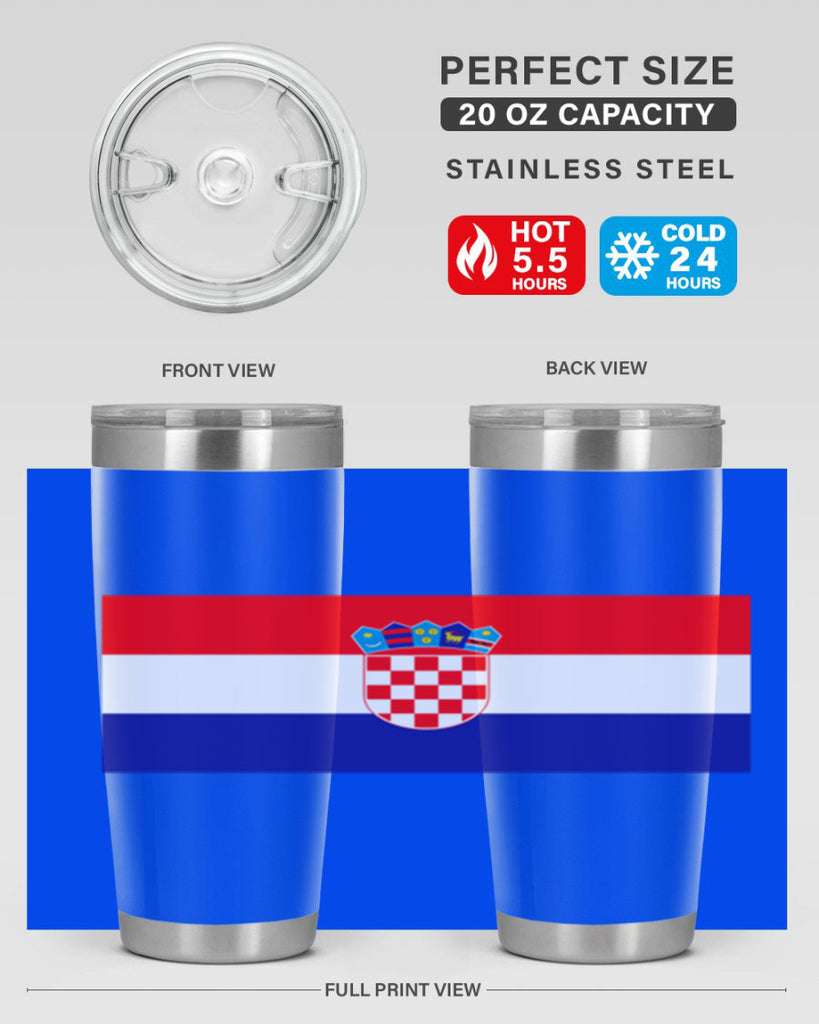 Croatia 155#- world flags- Tumbler