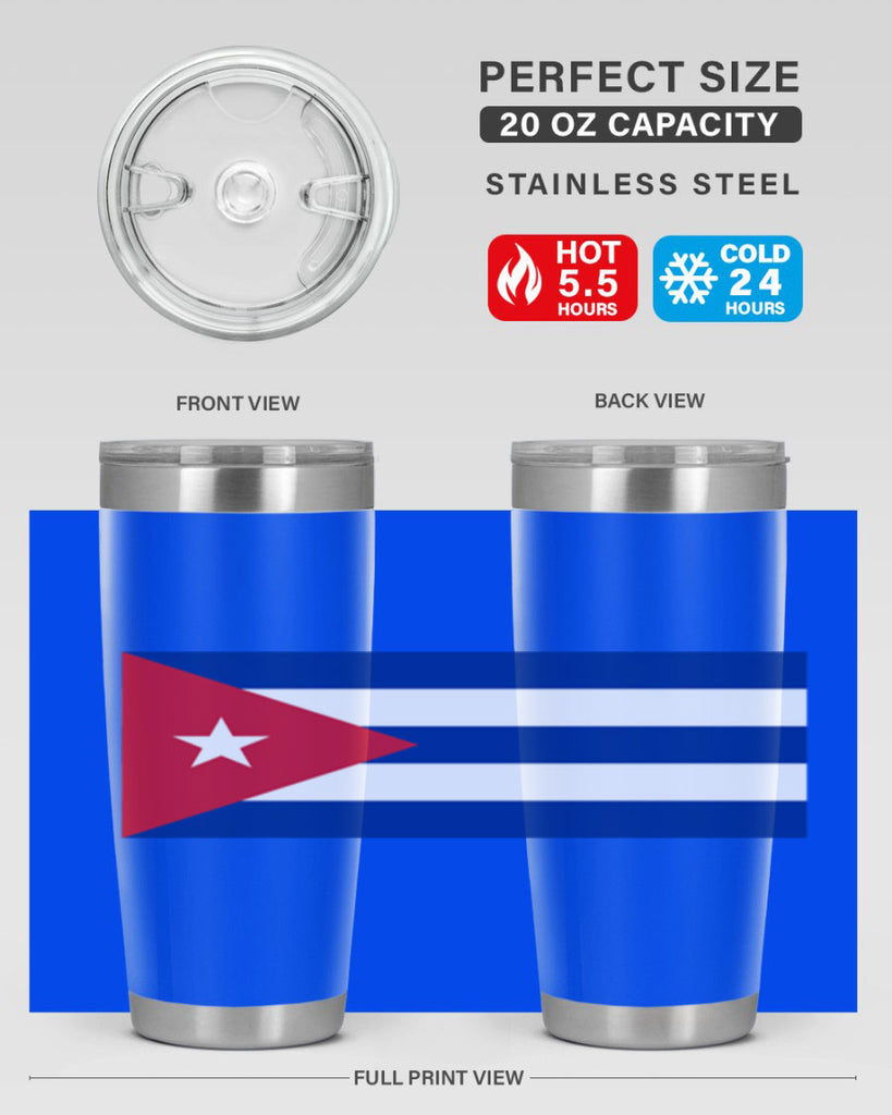 Cuba 154#- world flags- Tumbler