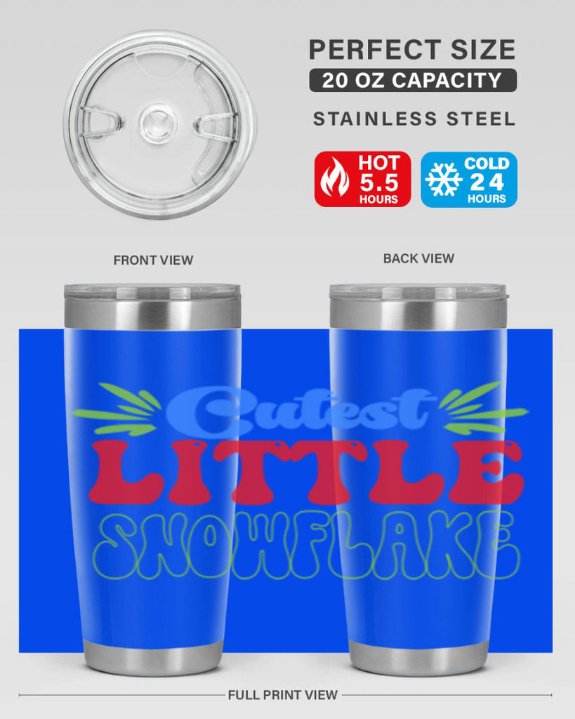 Cutest little snowflake 89#- winter- Tumbler