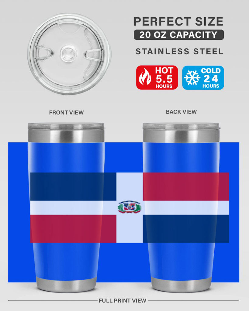 Dominican Republic 148#- world flags- Tumbler