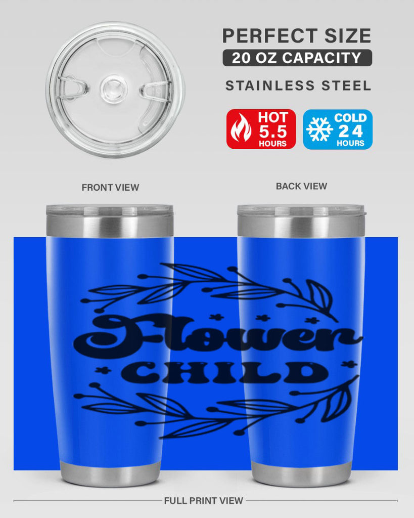 Flower child  141#- spring- Tumbler